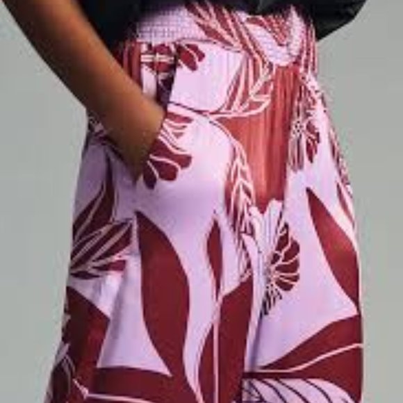 Brand New Beautiful Maeve Pull-On Floral Print Pants - Picture 13 of 14